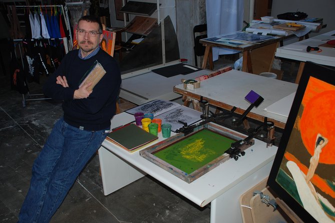 Basic Artistic Screen Printing Course - Your 2.5 Hours: From Technique to a Real 3-Color Print