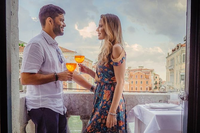 Gondola Ride and Aperitif in a Venetian Palace - Walking from San Marco Square to Accademia Bridge (with a guide)