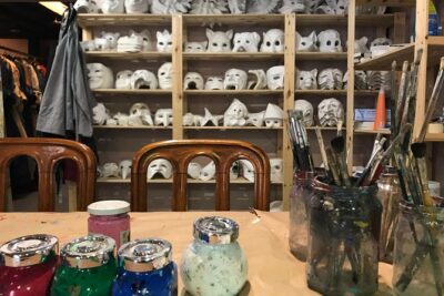 Mask Workshop - Paint Your Own Venetian Mask in Venice, Italy - Painting the Mask: Colors, Brushes, and Shortcuts That Help