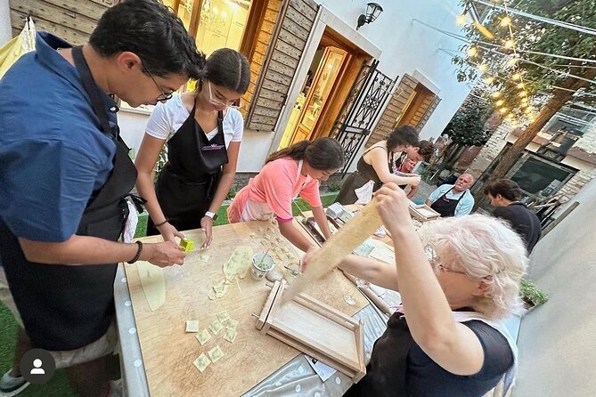 Venice Cooking Class in Mestre – Pasta & Tiramisu, wine and more - Hands-on pasta night: ravioli, gnocchi, fresh pasta, and three kinds of sauces