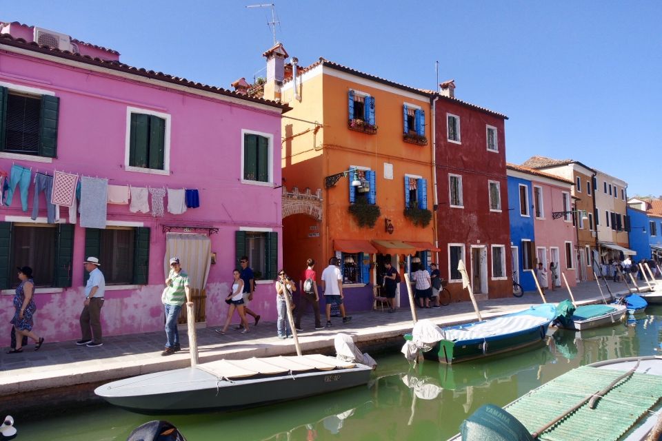Venice: Grand Canal, Murano and Burano Half-Day Boat Tour - Burano’s painted houses and the coffee break you’ll want