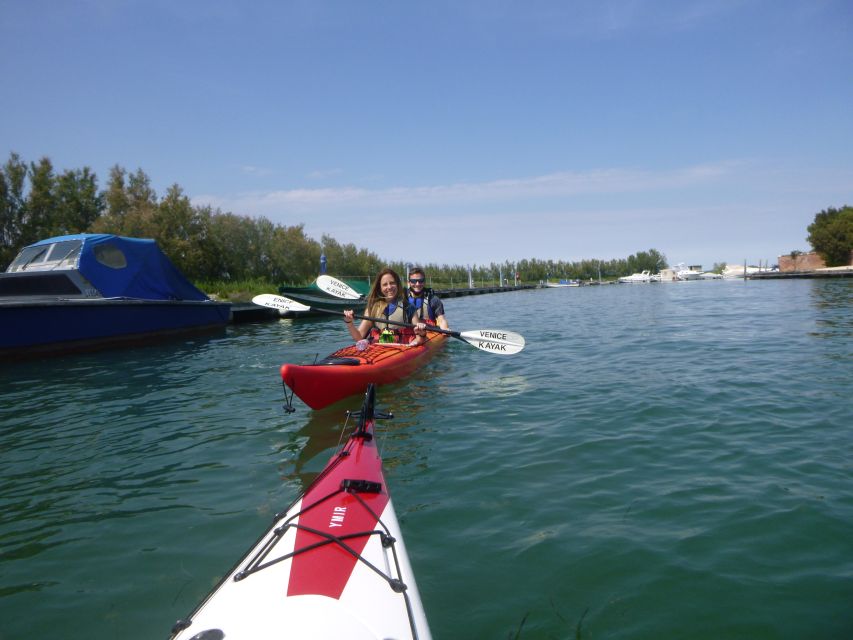 Venice: Hidden Canal Gems Kayak Tour with Certified Guide - Getting suited up: dry bags, wet suits, gloves, and sun hats