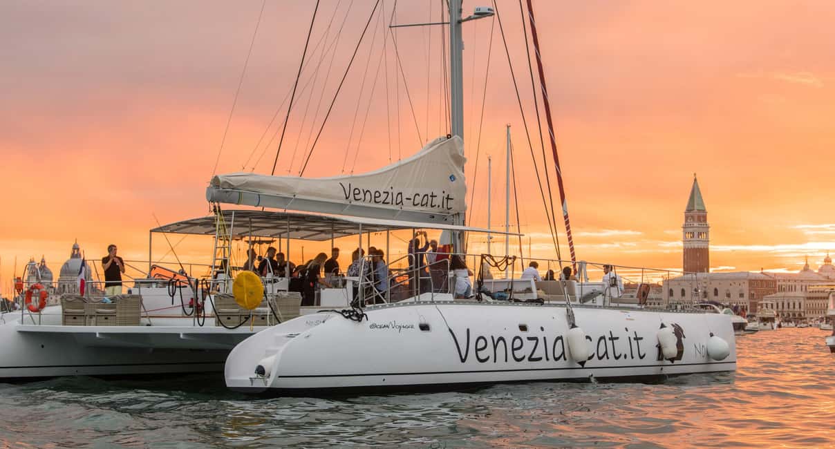 Venice: Lagoon Catamaran Tour with Classical Music & Drinks - Finding the Catamaran by the Red Sails (Riva dei Sette Martiri)