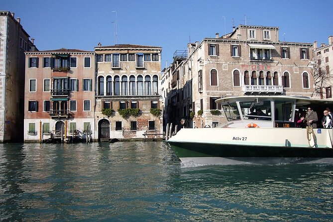 Venice Wheelchair-Accessible Private Tour - Getting Around: Water Bus Tickets and Simple Transit Logic